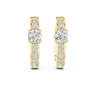 Diamond Huggies Contemporary Lab Grown Diamonds