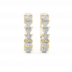 Amore Diamond Huggies Lab Grown Diamonds