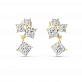 Mélange Diamond Mini Danglers Natural Mined Diamonds