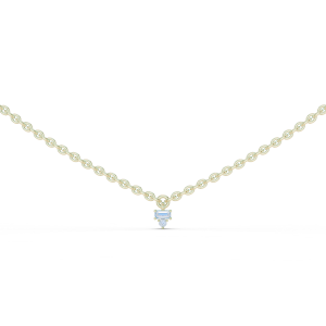 Diamond Charm Chain Necklace 