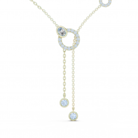 Diamond  Adjustable Fancy Lariat Necklace 