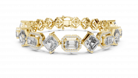 Contemporary Fancy Cut Diamond Bracelet