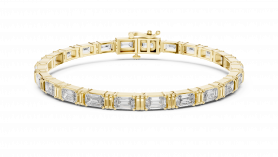 Fancy Cut Diamond Tennis Bracelet