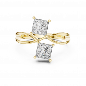 Infinity Bow Diamond Ring