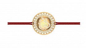 Auspicious Hindu Shlok Charm with Sacred Red Thread