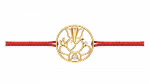 Auspicious Hindu Idol Charm with Sacred Red Thread