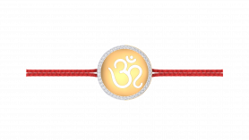 Auspicious Hindu Shlok Charm with Sacred Red Thread