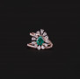 Lab Gemstone Accented Cocktail Ring